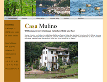 Tablet Screenshot of casamulino.ch